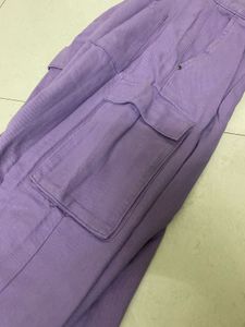 Lavender Cargo Pants