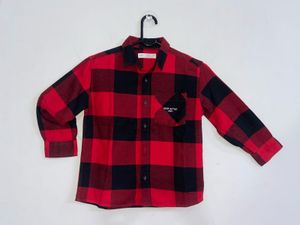 ZARA | Red & Black Plaid Flannel Shirt