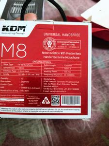 KDM Universal Handsfree M8 - New