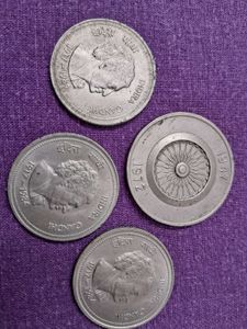 INDEPENDENCE ANIVERSARY &amp; INDIRA GANDHI COINS