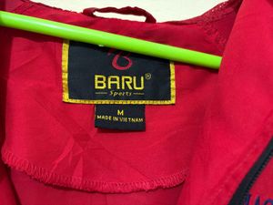 Red Windbreaker Jacket