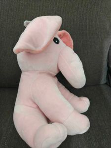 Cute Pink Elephant Plush Toy