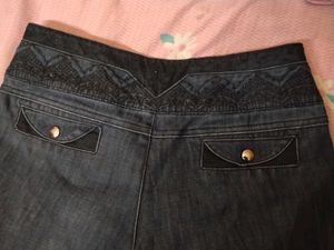 Dark Blue Y2k vintage bell bottom Denim jeans