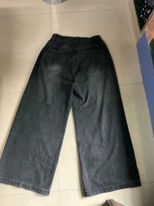 Black Wide Leg baggy jeans