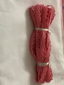 Pink Lace Trim