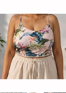 🌿 ZAFUL Original Premium Floral Graphic Cami Top