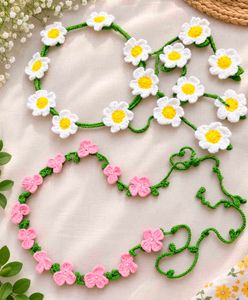 Handmade Crochet Flower  Waistband