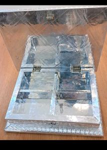 New Dry Fruit Box, Silver Container MouthFresher