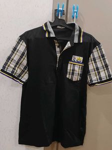 Unique Patterned Polo T Shirt (new)