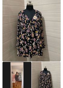 Smocked Tiered Midi Dress