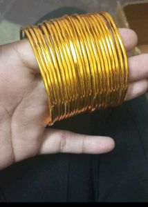 Set of Golden Bangles