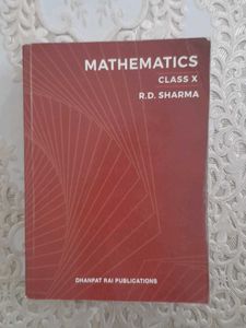 R.D. Sharma Maths Class X Book