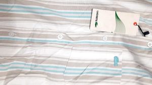 Striped Men's Button-Up Shirt