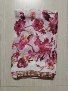 Floral Print Saree
