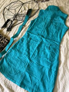 Collar Denim One Piece 🎧💙