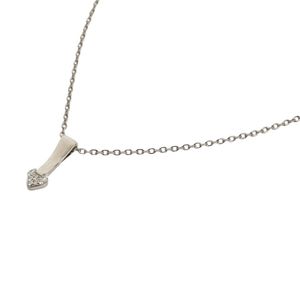 Shining Heart Silver Chain With Pendant