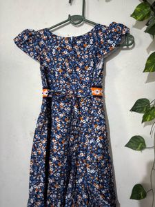 Cute Floral Print Dress