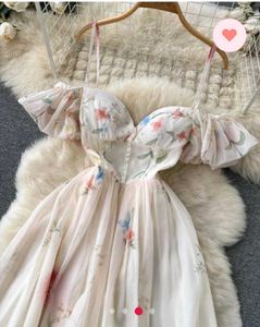 Ethereal Floral Off-Shoulder Maxi Dress