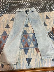 Light Wash Flared Jeans