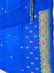 All Over Self Silk With Hand Work