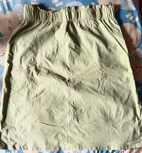 Light Green A-Line Skirt