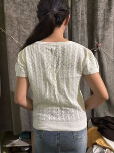 White Knit Cardigan