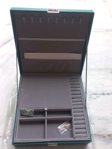 Elegant Teal Jewelry Box Organizer