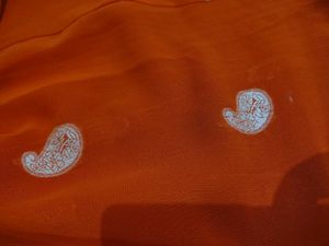 Orange rajputi suit