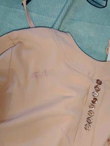 Elegant Peach Embroidered Kurta