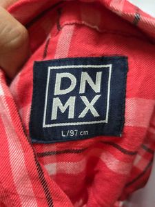 DNMX Chic Plaid Button-Up Shirt