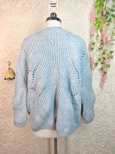 Cozy Blue Knit shrug