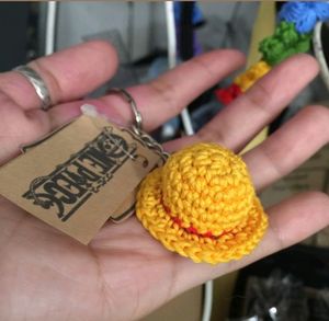 Luffy Hat Keychain