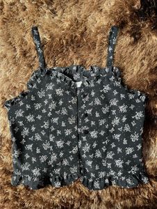 Chic Floral Print Cami Top