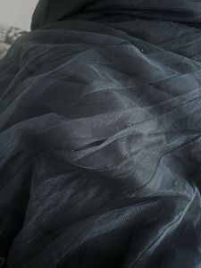 Elegant Black Anarkali with Dupatta