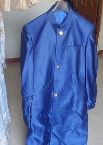 Stylish Blue achkan