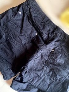 Stylish Black Casual Shorts