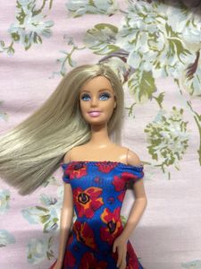Barbie Doll in Floral Dress