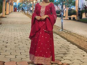 Size L  Partywear 3 Piece Anarkali Set