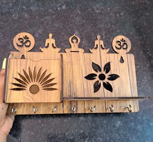 HOME DECOR WALL KEY HOLDER ( 8 HOOK )