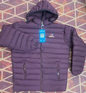 Kids Purple Puffer Jacket