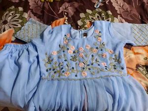 Elegant Blue Kurta Set with Dupatta