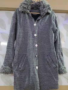 Korean Winter Coat Woolen Fur