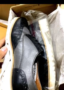 Unavera Rosch Wingtip Brogue Shoes Black