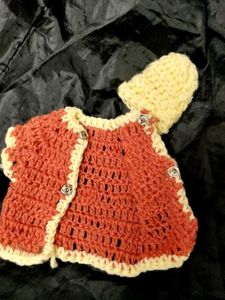 Handmade Crochet doll dress 👗