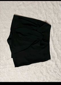 Classic White Top and Black Skirt Set