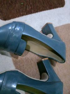 Elegant Blue Heels