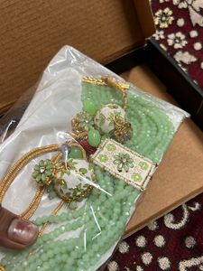 New Chokar With Earring Nd Maang Tik