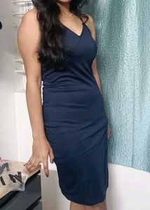 Navy Blue Camisole Mini Dress