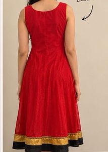 Beautiful Traditional Red Embroidered Dress