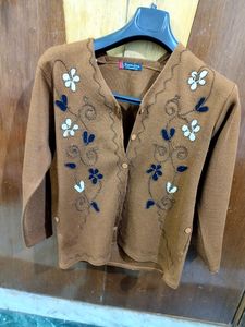Vintage Floral Cardigan🟤